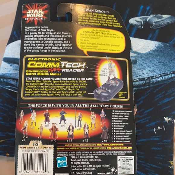 1999 STAR WARS EPISODE 1 bundle hat,shirt,figure!! - Picture 7 of 14